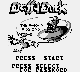 Daffy Duck - The Marvin Missions Title Screen